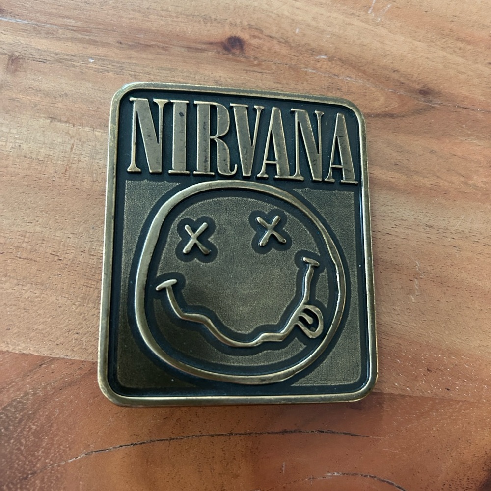 Nirvana Metal Belt Buckle from 2007